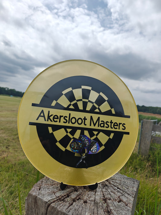 Winnaarsplaat gepersonaliseerd