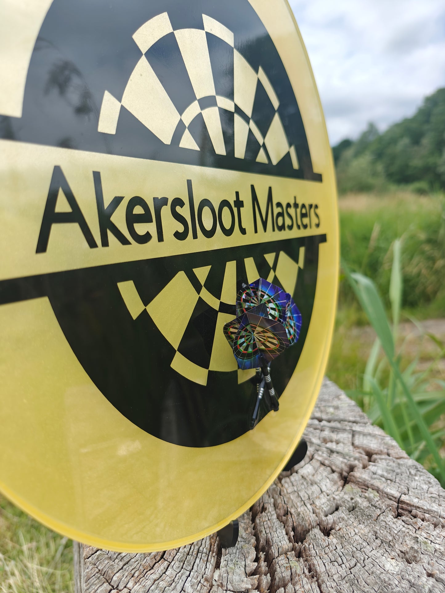 Winnaarsplaat gepersonaliseerd